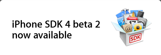 아이폰 OS 4.0 베타 2 출시